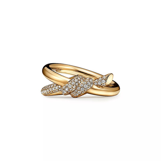 Diamond Knot Ring