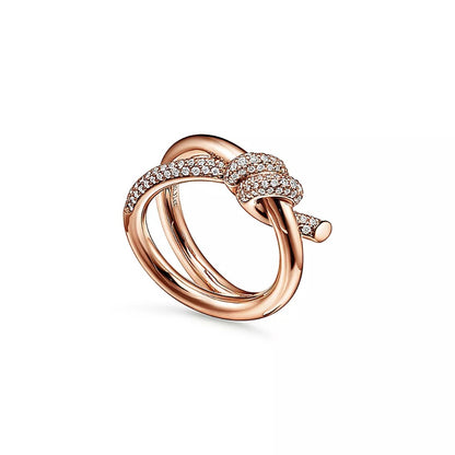 Diamond Knot Ring