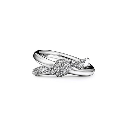 Diamond Knot Ring